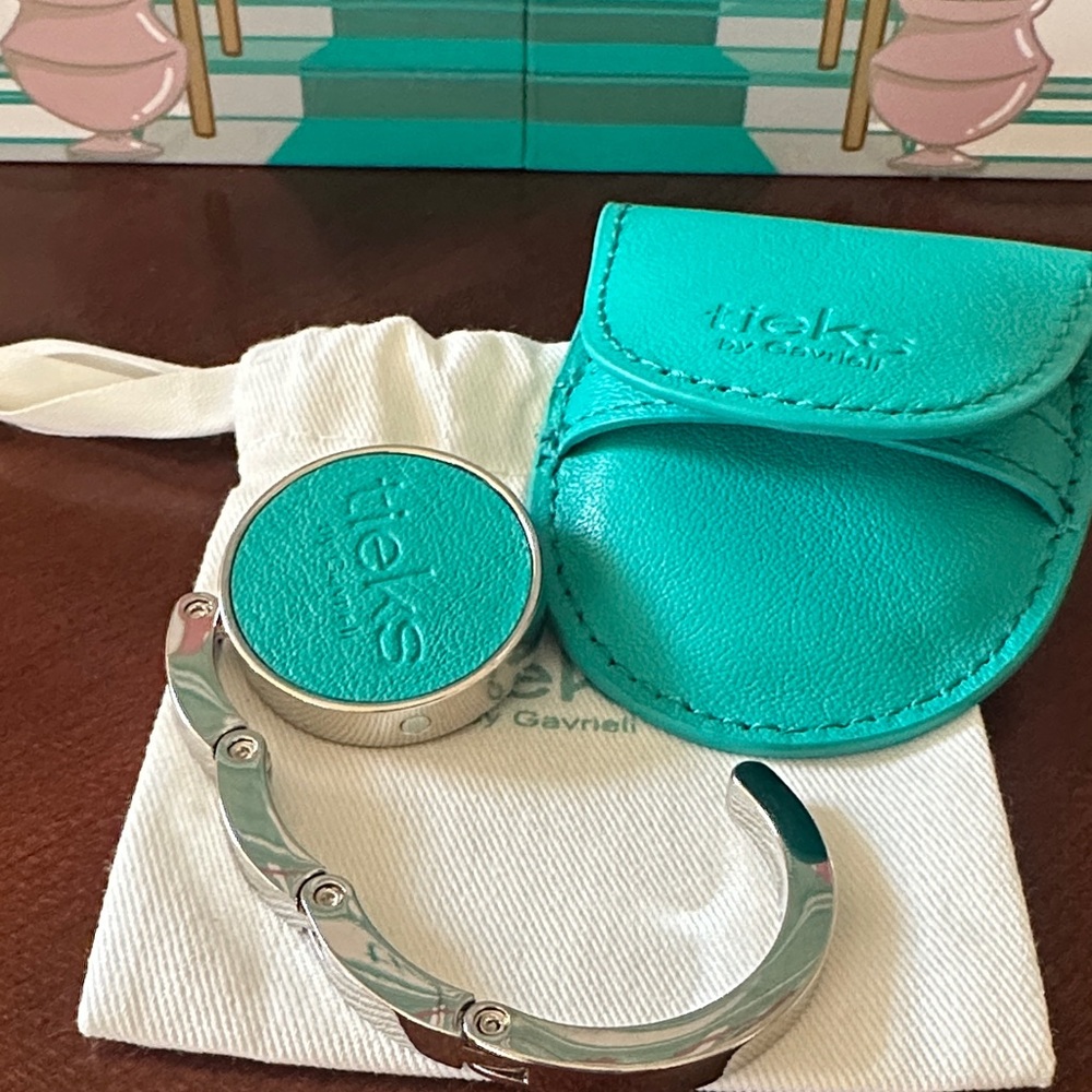 Tieks Turquoise Leather Bag